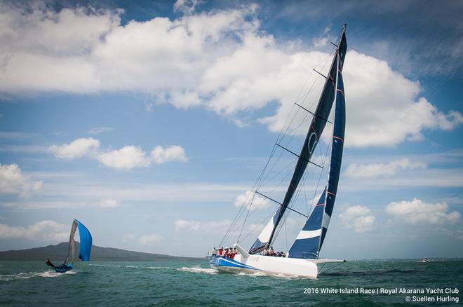 CQS finishes White Island Race 2016 and sets monohull record © Suellen Hurling 